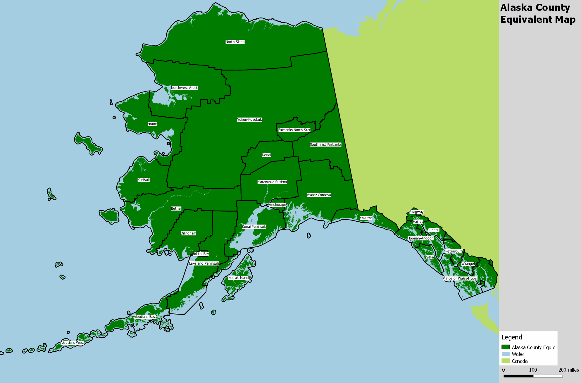 Overview GIF of Alaska Presidential Election Results by County, 1960-2016