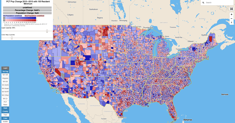 population density map us by census tract